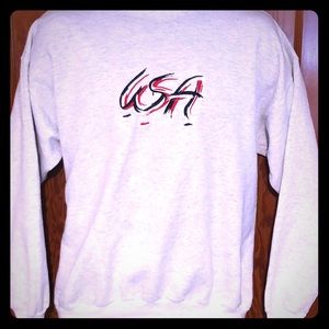 Vintage Hanes USA Olympics Sweater Polo